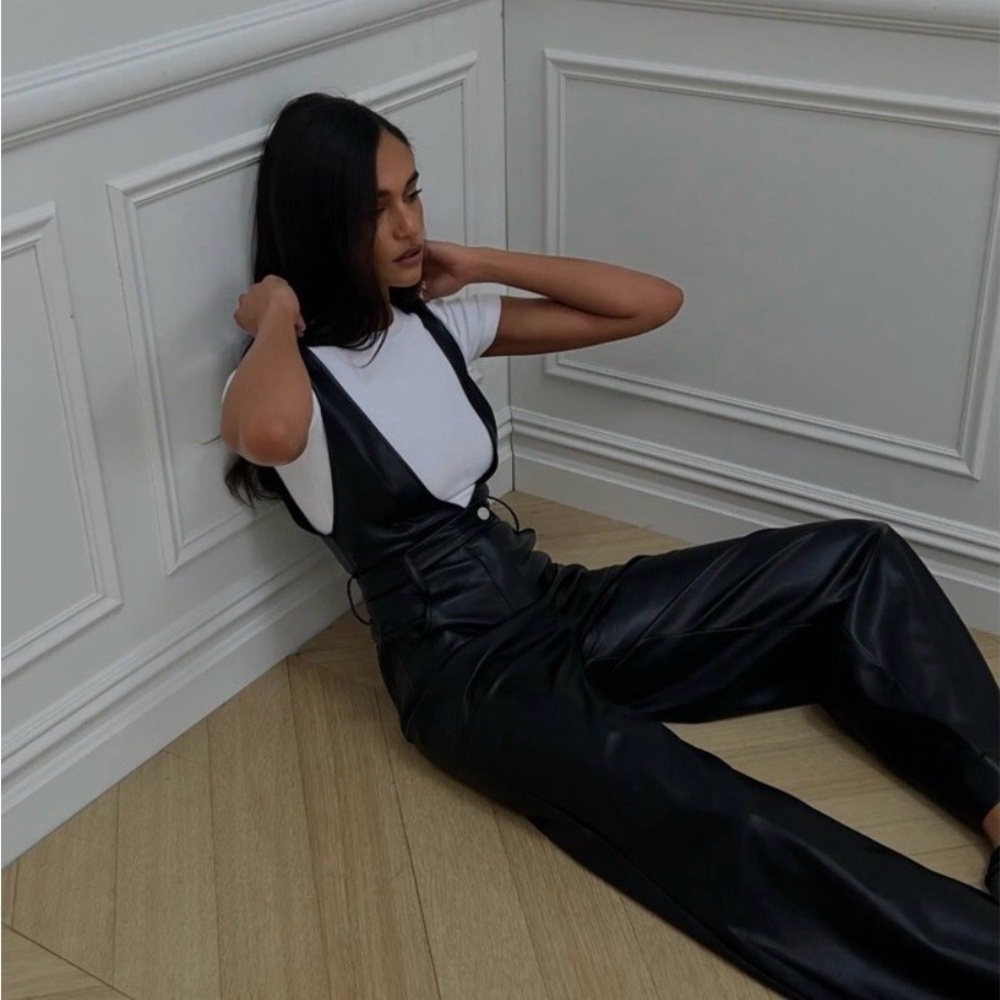 WeWoreWhat Black Jumpsuit